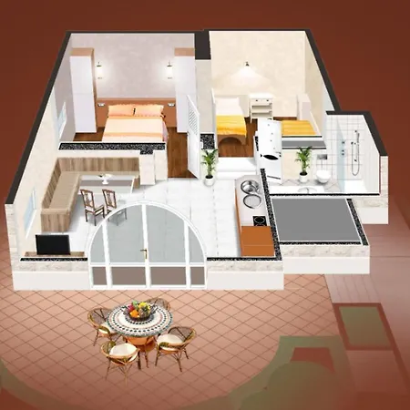 Apartment By The Sea Brela, Makarska - 20708 *